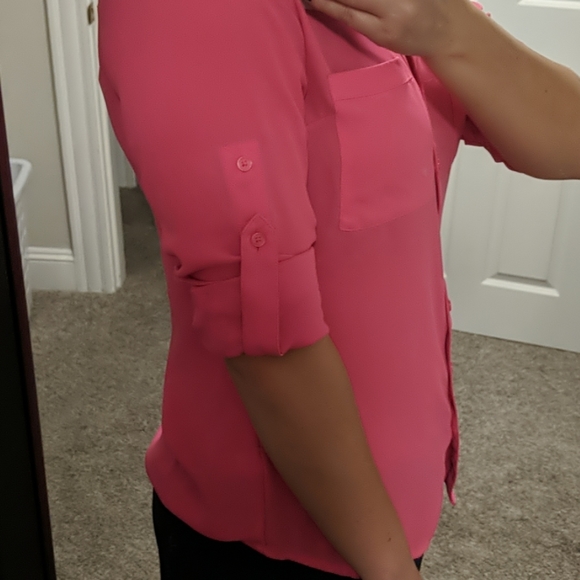 Hot pink Express Portofino shirt - Picture 6 of 6
